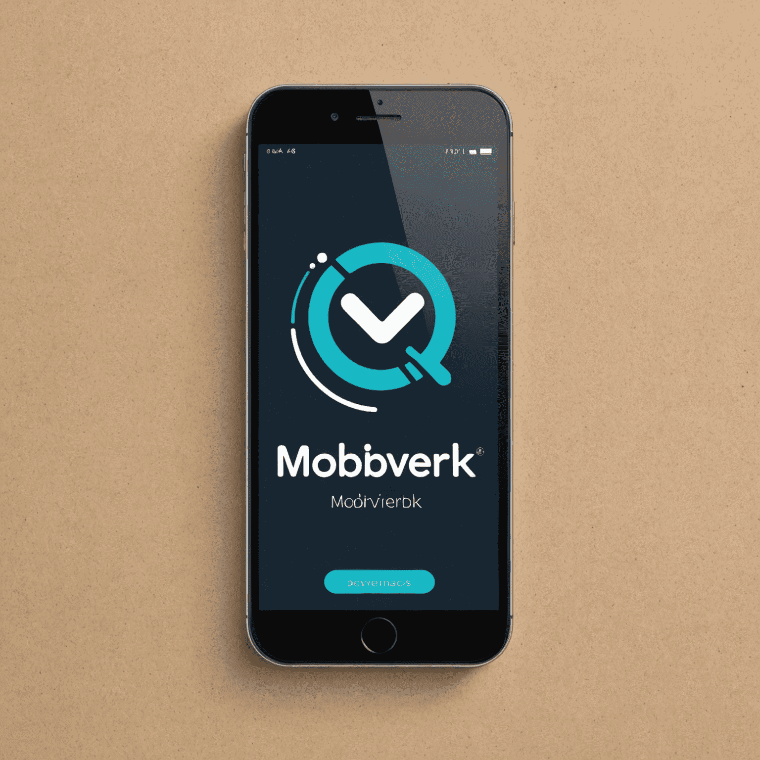 MobiVerdik logo - A stylized text with a mobile phone icon