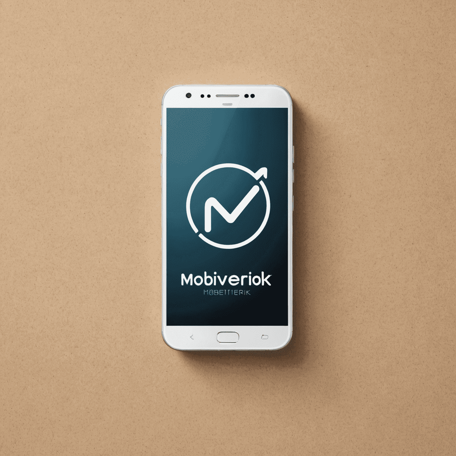 MobiVerdik logo - A stylized text with a mobile phone icon