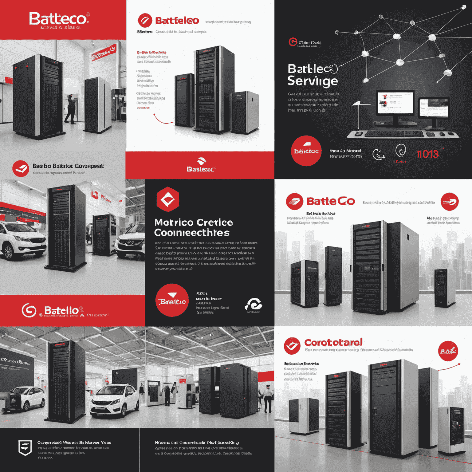 A collage of various Batelco service packages with arrows pointing to upgraded versions, showcasing improved connectivity and features